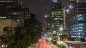 Tráfico en Jakarta